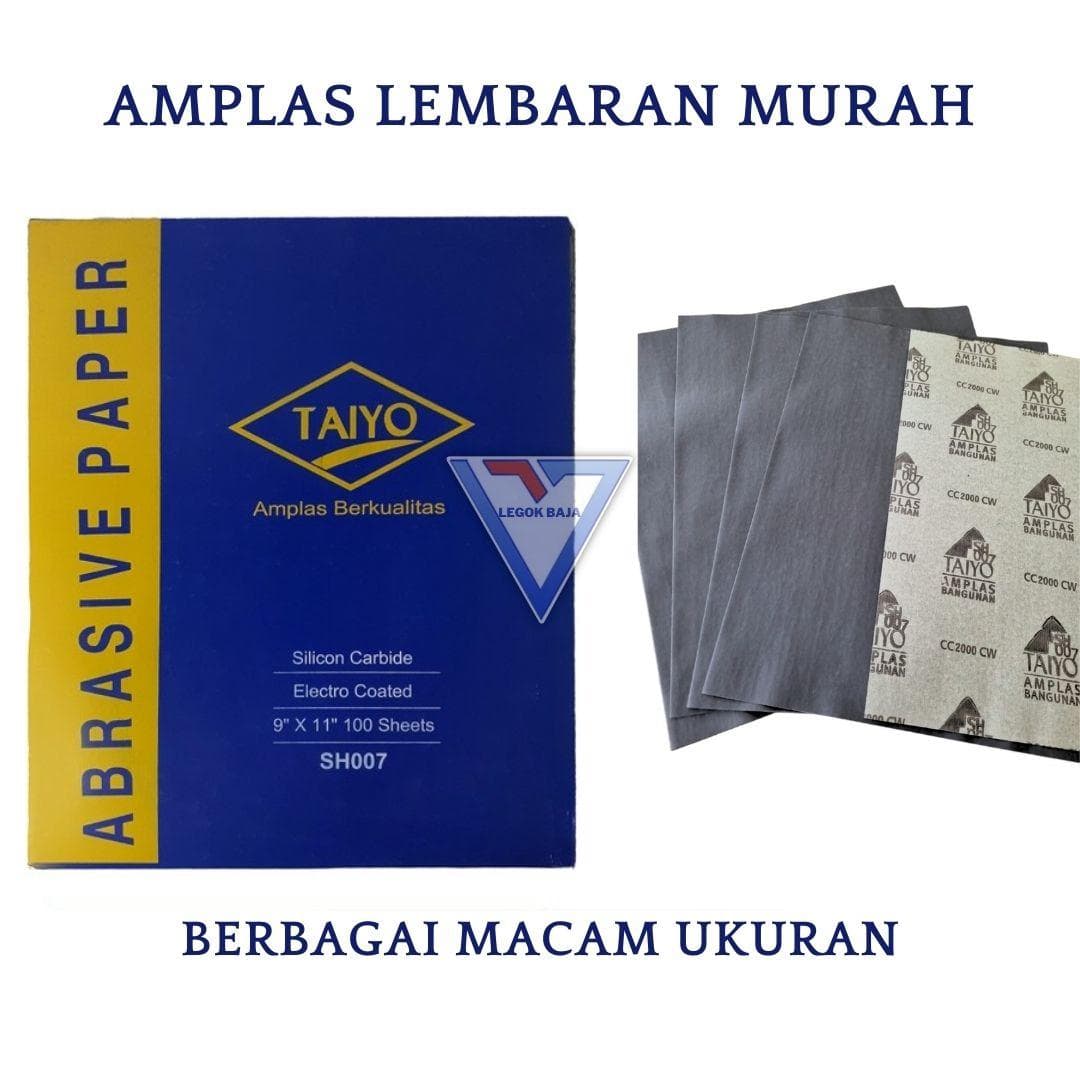 AMPLAS PER BOX ISI 100LEMBAR HARGA GROSIR ( 180 GRID)