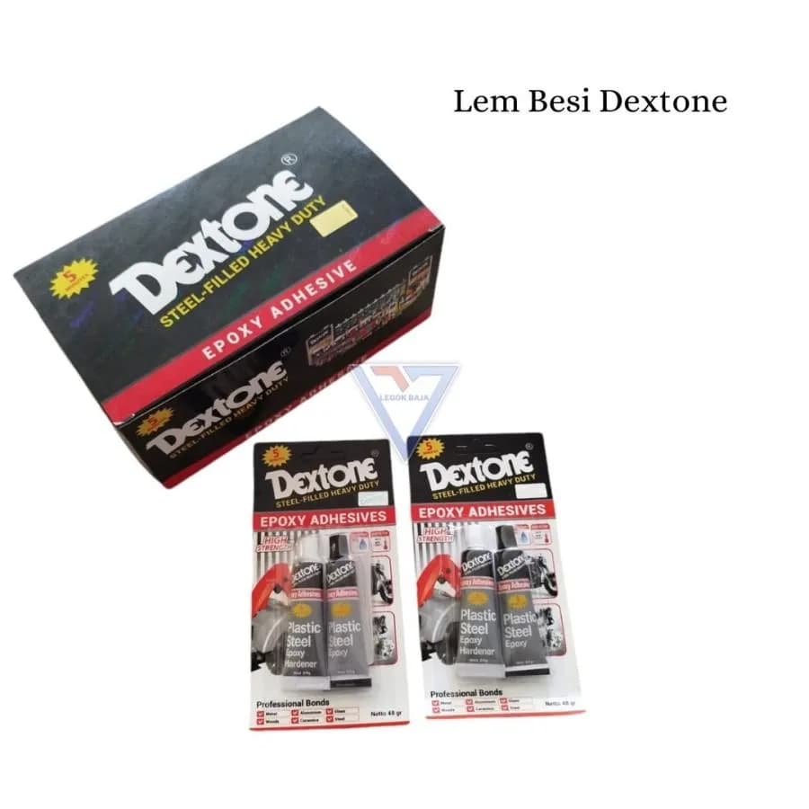 LEM BESI 5 MENIT DEXTONE 48gr | LEM CAMPUR EPOXY ADHESIVES SERBA GUNA